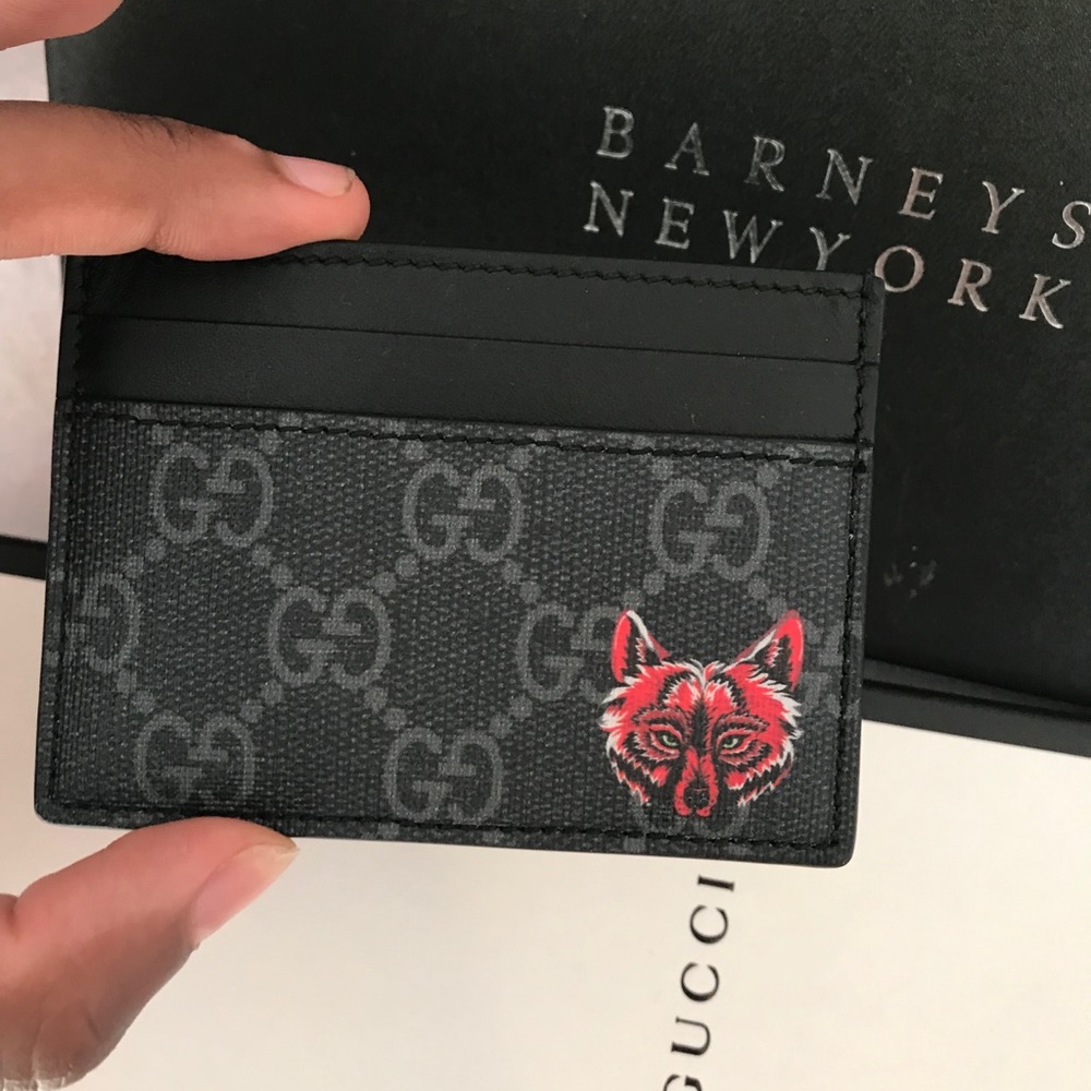 Gucci Wolf GG wallet